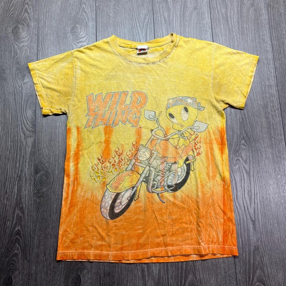 American Vintage Other - Vintage‎ Tweety Bird Looney Tunes Tie Dye Shirt Medium Tie Dye Distressed